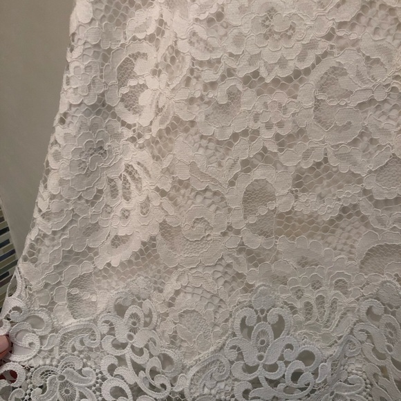 Sandro White Lace Skirt - Picture 6 of 8